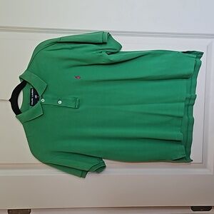 Ralph Lauren Polo Sport Size Medium Green w/pink detail